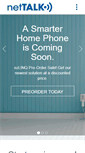 Mobile Screenshot of login.nettalk.com